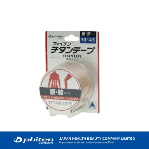 Băng Dán Cơ Phiten Titan Tape Roll (cuộn 5.0CM x 4.5M) - Phiten Titan Tape Roll [Strech type]5.0CM X 4.5M