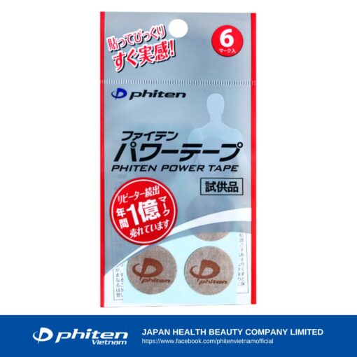 Băng Dán Điểm (loại 6 miếng dán tròn) - PHITEN POWER TAPE (6PCS)