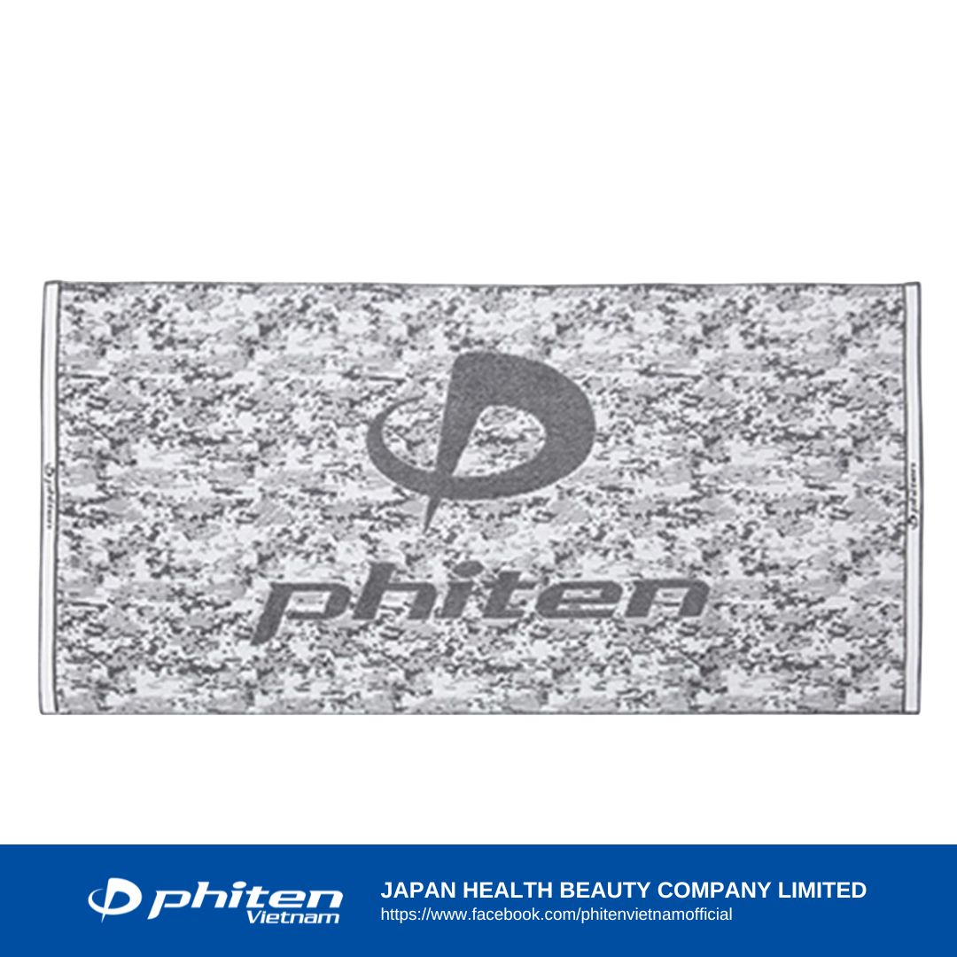 Khăn Tắm Phiten 4 Khăn Thể Thao Phiten Grey