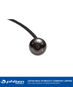 Phiten Rakuwa Metax Mirror Ball Necklace black gold