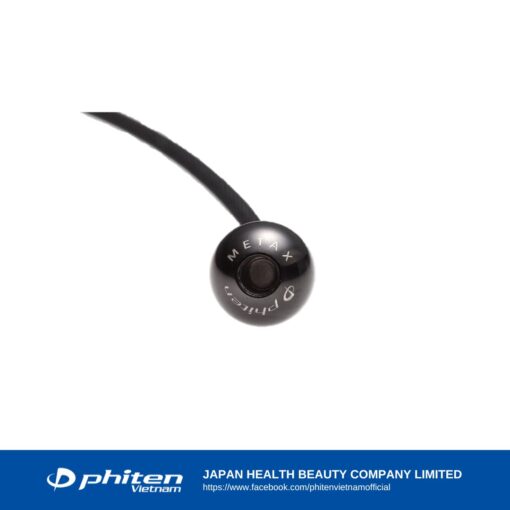 Phiten Rakuwa Metax Mirror Ball Necklace black gold