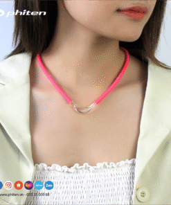 Phiten rakuwa S-II MG Necklace Pink