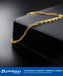 Vòng Chân Phiten Titanium Chain Gold IP