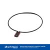 Vòng Cổ Rakuwa Extreme Square Black Red
