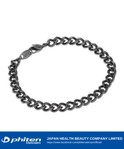 vòng tay carbonized titanium chain
