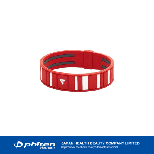 Vòng Tay PHITEN RAKUWA BRACELET EXTREME STRIPE Đỏ