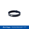 Vòng Tay PHITEN RAKUWA BRACELET S_SLASH LINE_w lame Đen
