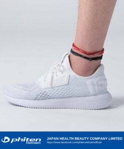 Vòng chân Phiten Rakuwa Extreme Twist Red White