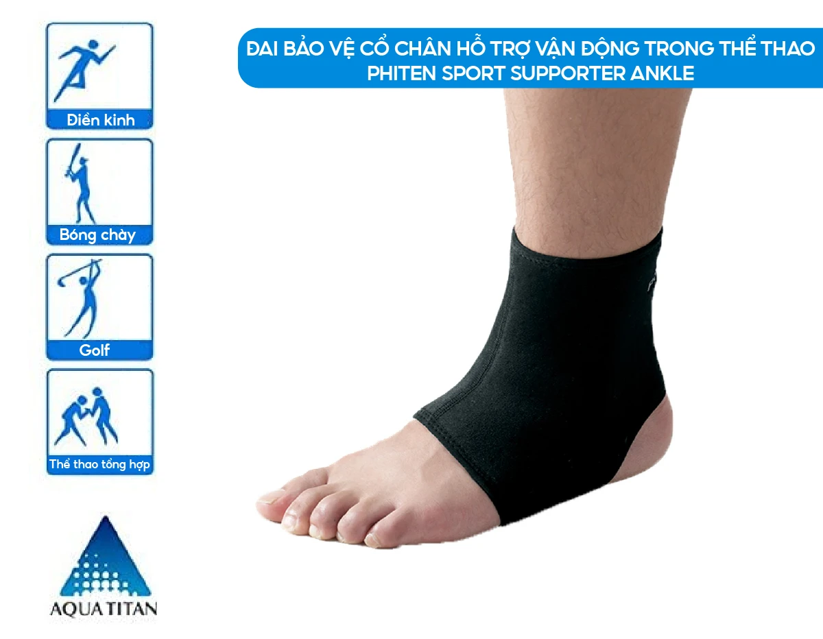 Đai Bảo Vệ Cổ Chân Thể Thao Chuyên Dụng 4 Đai Bảo Vệ Cổ Chân Thể Thao Chuyên Dụng - Image 2