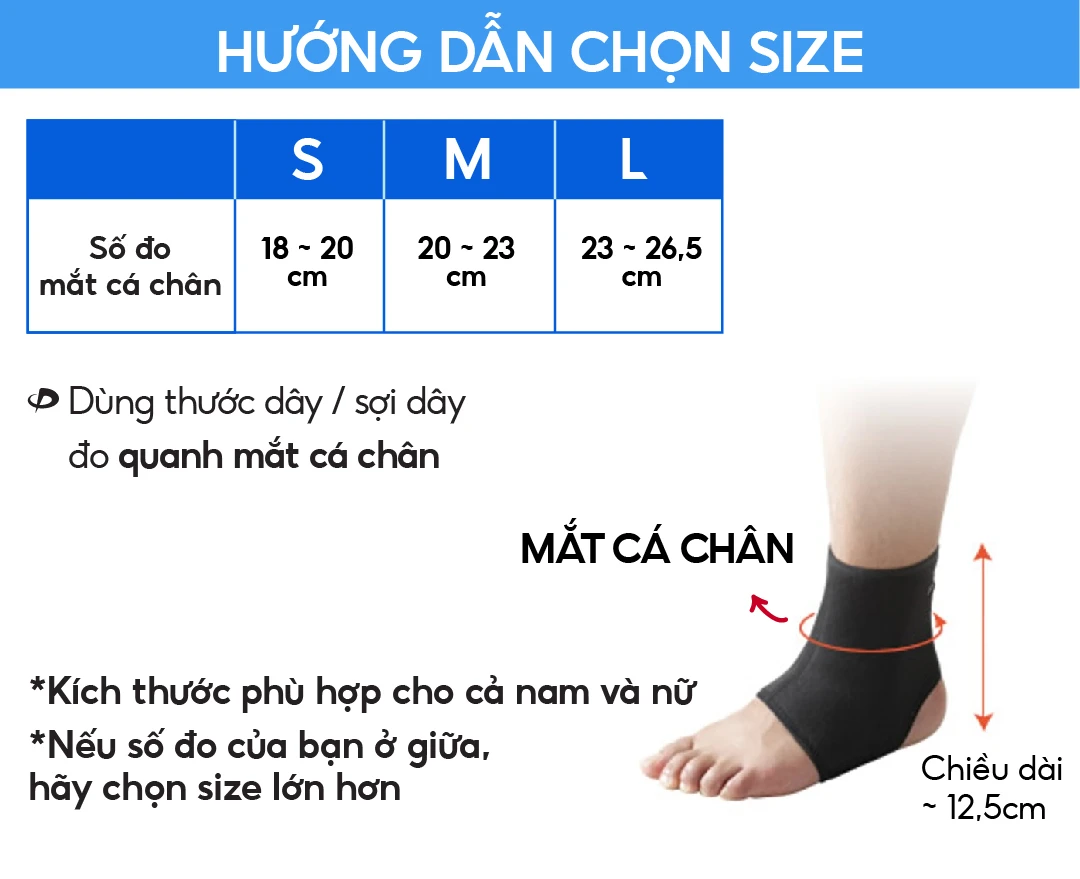Đai Bảo Vệ Cổ Chân Thể Thao Chuyên Dụng 6 Đai Bảo Vệ Cổ Chân Thể Thao Chuyên Dụng - Image 4