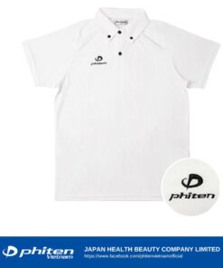 phiten polo shirt white