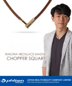phiten rakuwa MG chopper square necklace
