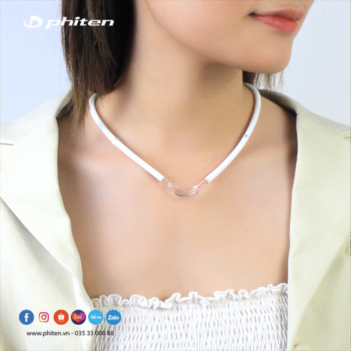 phiten rakuwa S-II MG necklace white