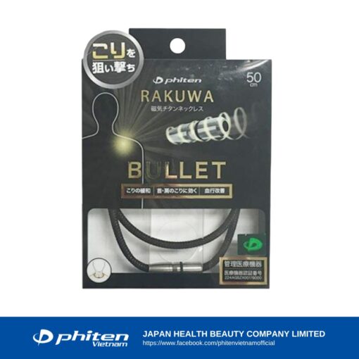 phiten rakuwa bullet necklace