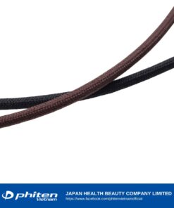 phiten rakuwa metax push type necklace brown