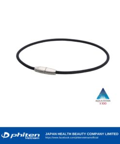phiten rakuwa x100 choker square necklace