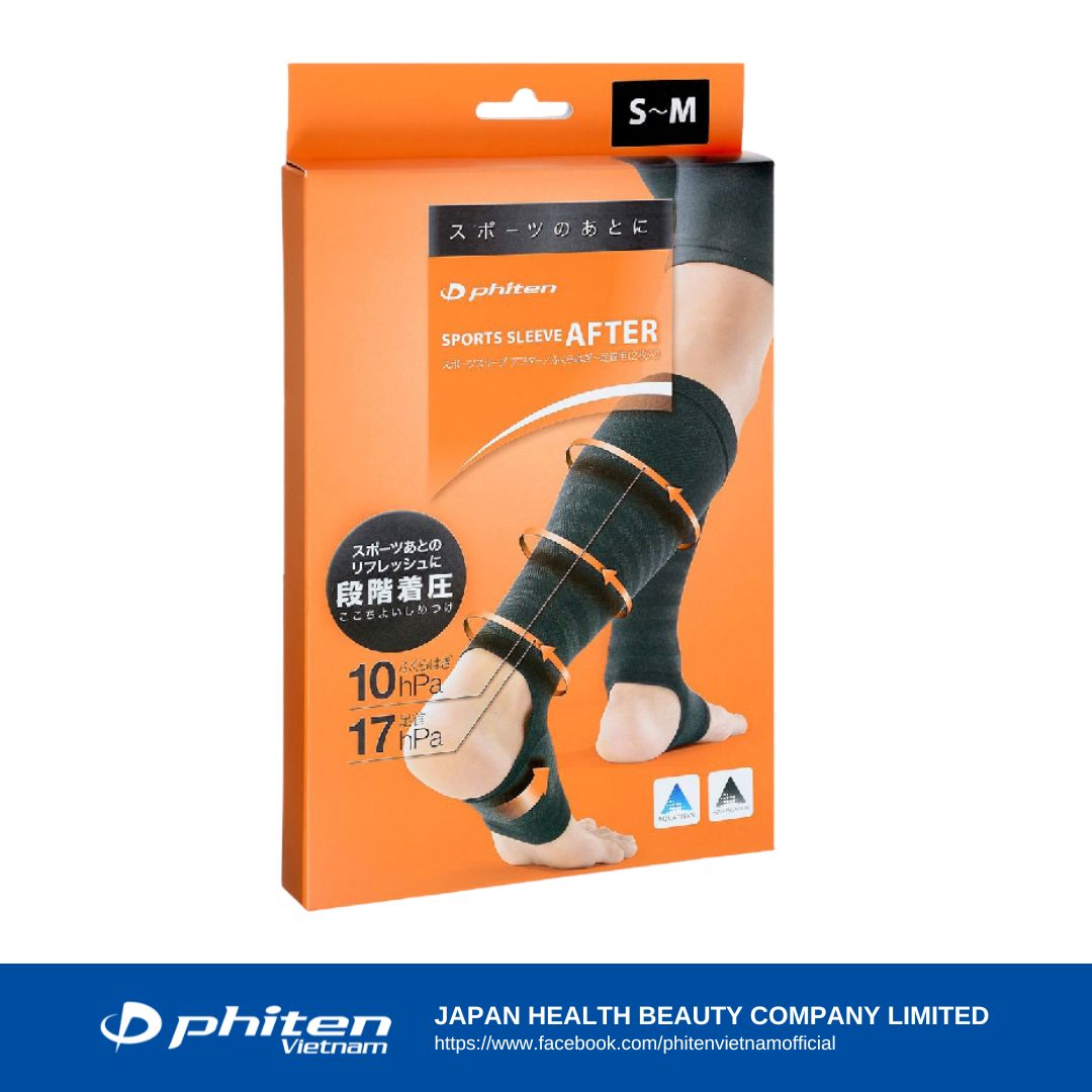 Vớ Nén Thể Thao Hỗ Trợ Bắp Chân 3 sport compression socks Phiten