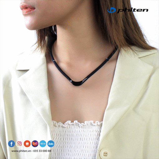 vòng cổ rakuwa S-II MG black