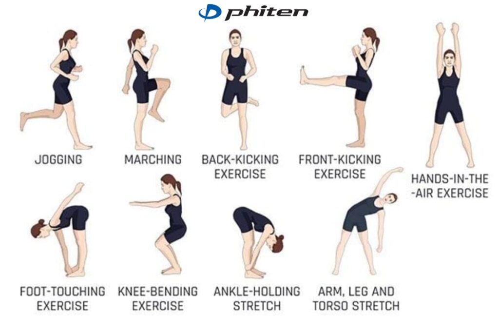 khởi động kỹ khi chơi tennis