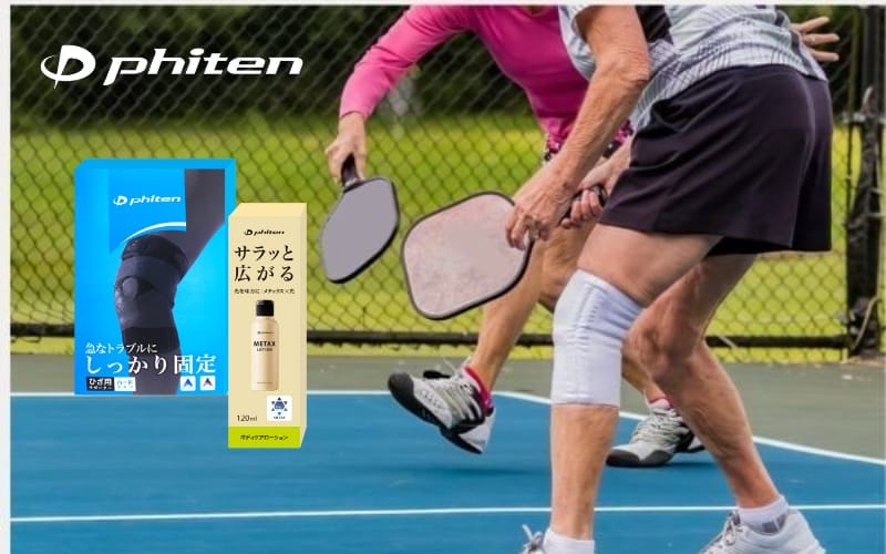 sử dụng sản phẩm hỗ trợ bảo vệ đầu gối khi chơi pickleball