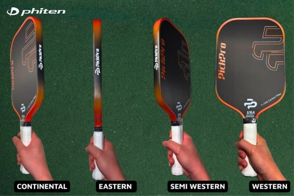 cách cầm vợt pickleball