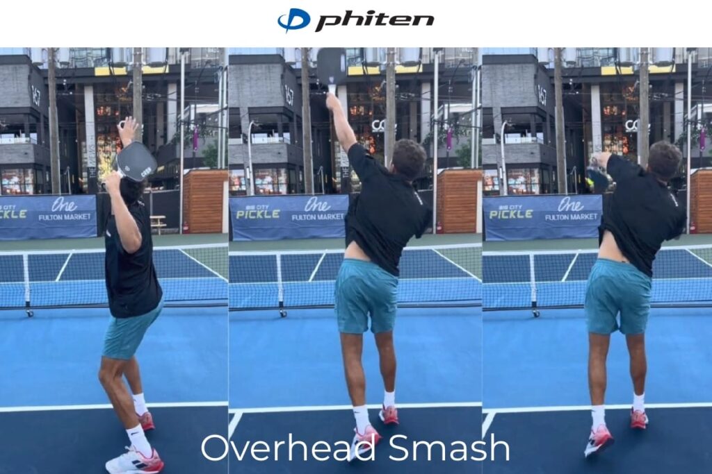 Kỹ thuật đánh pickleball Overhead Smash