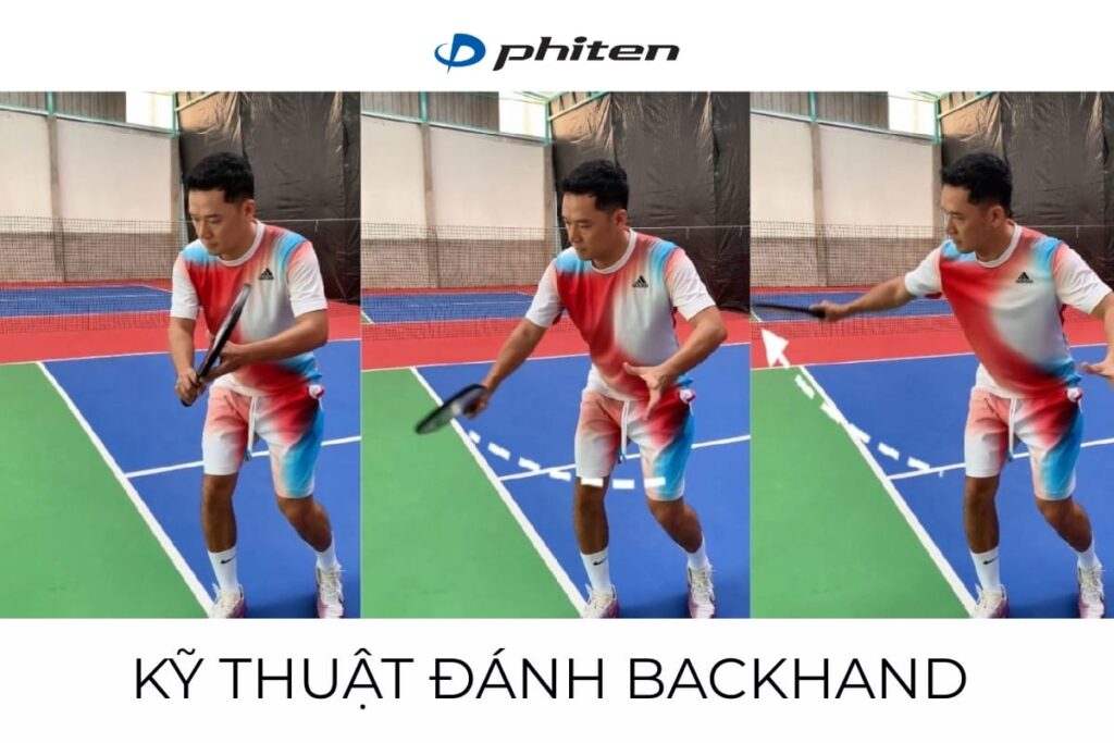 kỹ thuật đánh backhand pickleball